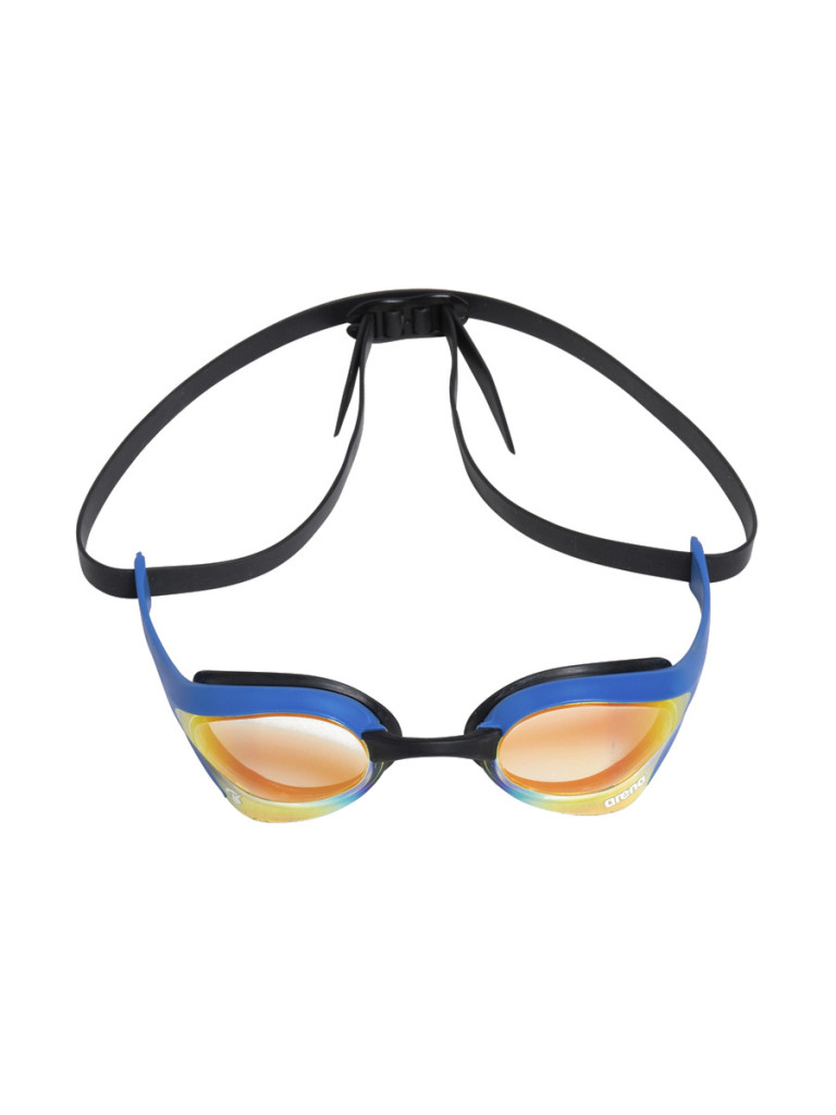 Състезателни очила за плуване Arena Cobra Ultra Swipe Mirror - Yellow Copper-Blue