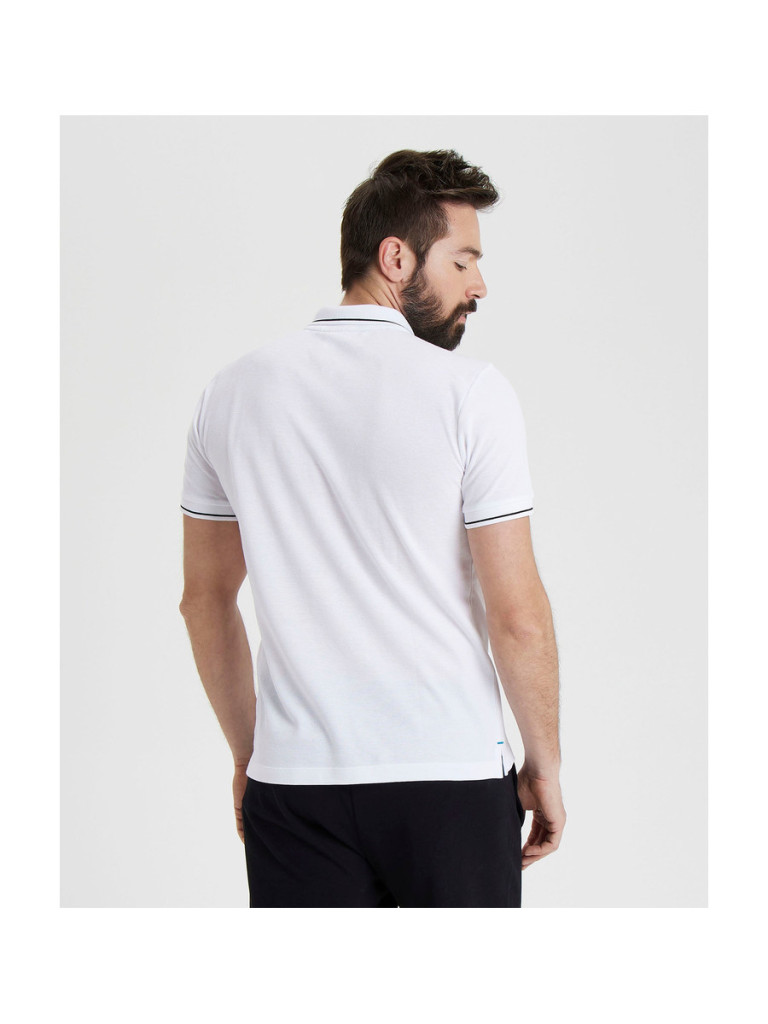 Унисекс поло тениска Arena Team Poloshirt Solid Cotton - White