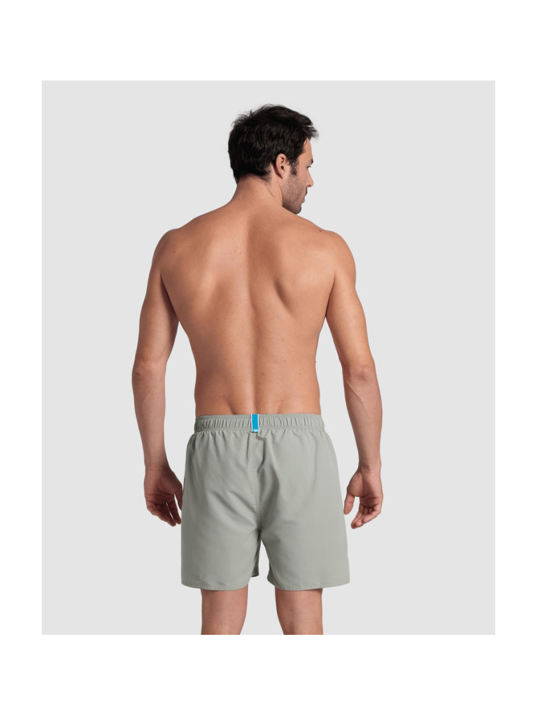 Мъжки плажни шорти Arena Fundamentals Arena Logo Boxer R - Green Melange-Black