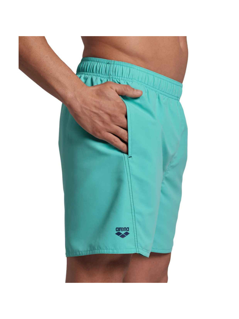 Мъжки плажни шорти Arena Fundamentals Arena Logo Boxer R - Water-Navy