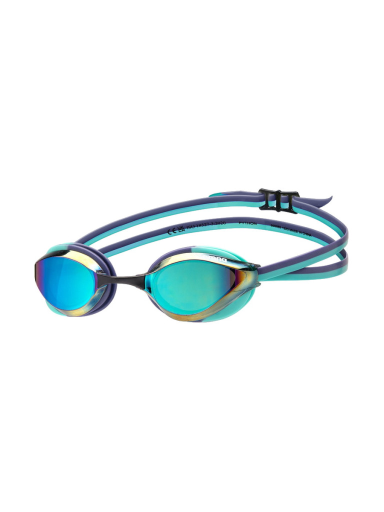Състезателни очила за плуване Arena Python Mirror - Turquoise-Future Dusk-Water