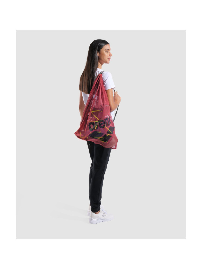 Мрежеста чанта за плуване Arena One Go Mesh Bag - Crimson