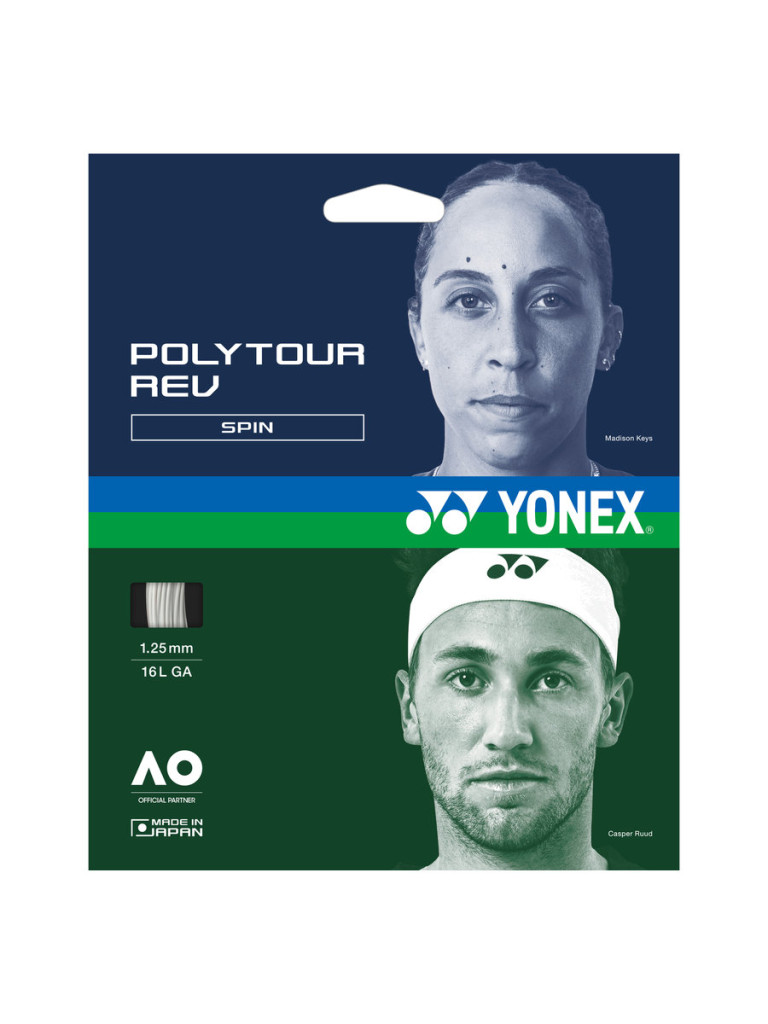 Тенис кордаж Yonex POLYTOUR REV 12 м - White
