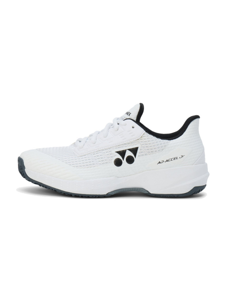 Детски тенис обувки Yonex Power Cushion AD-ACCEL All Court - White