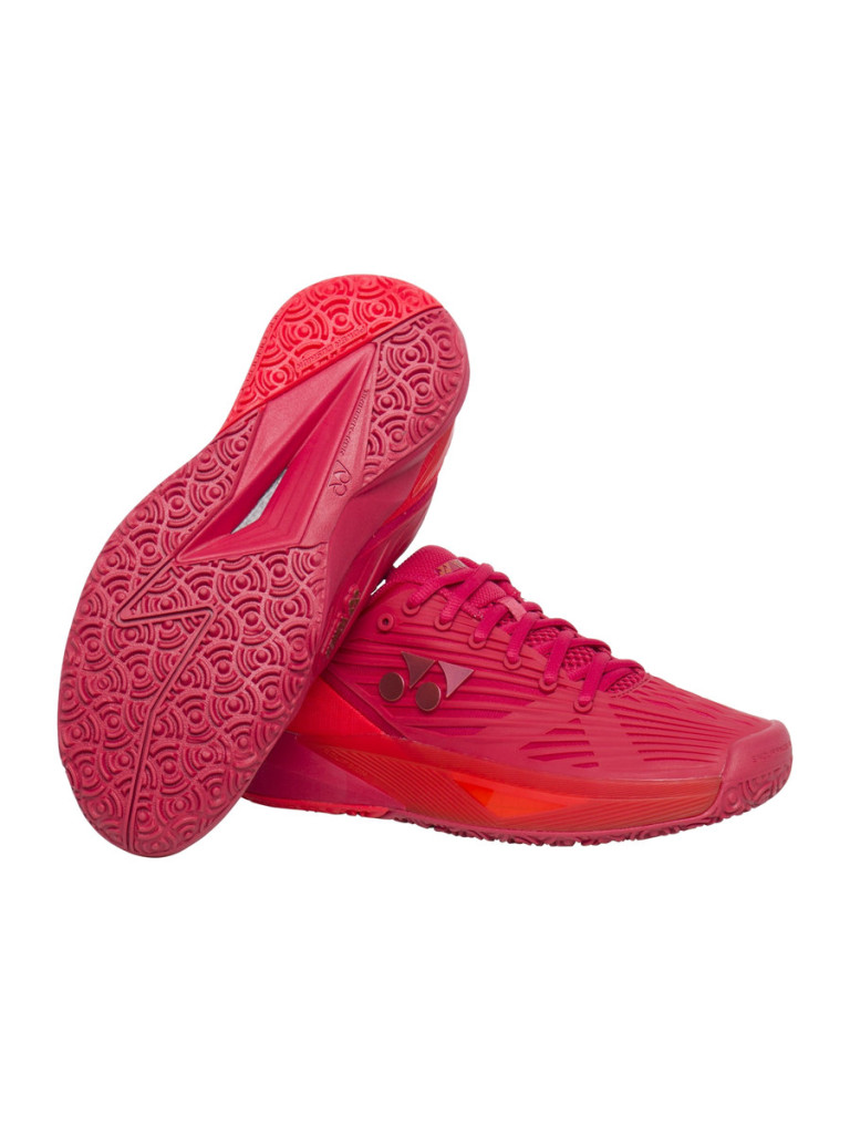 Дамски тенис обувки Yonex Power Cushion Eclipsion 5 Clay - Ruby Red