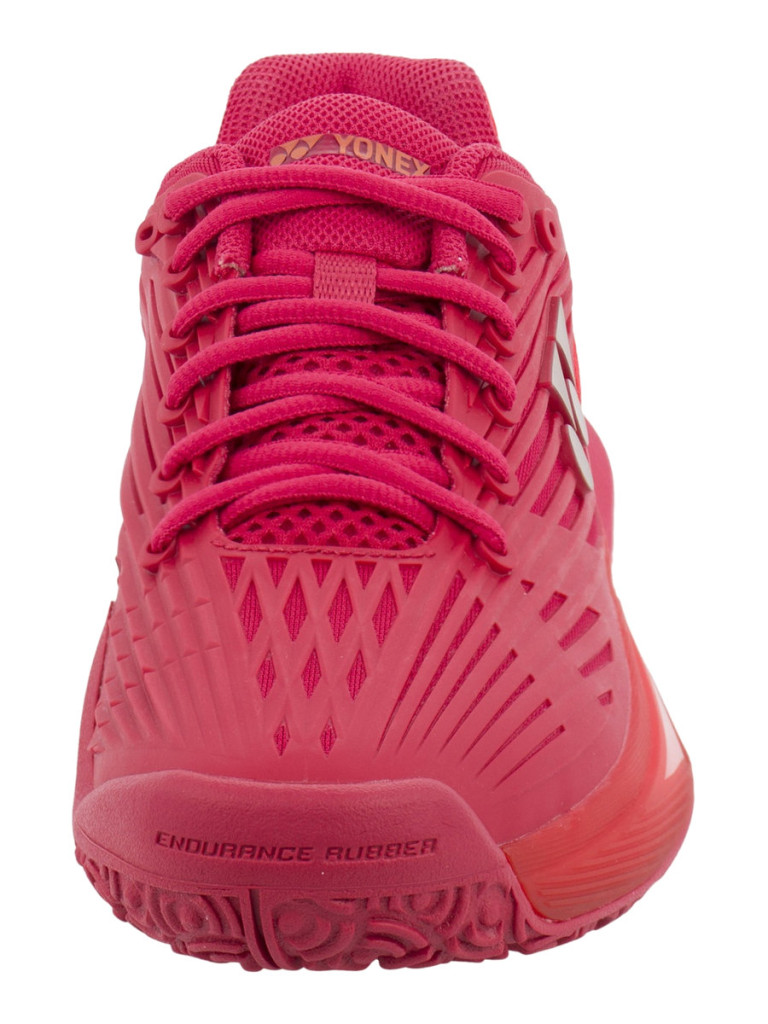 Дамски тенис обувки Yonex Power Cushion Eclipsion 5 Clay - Ruby Red