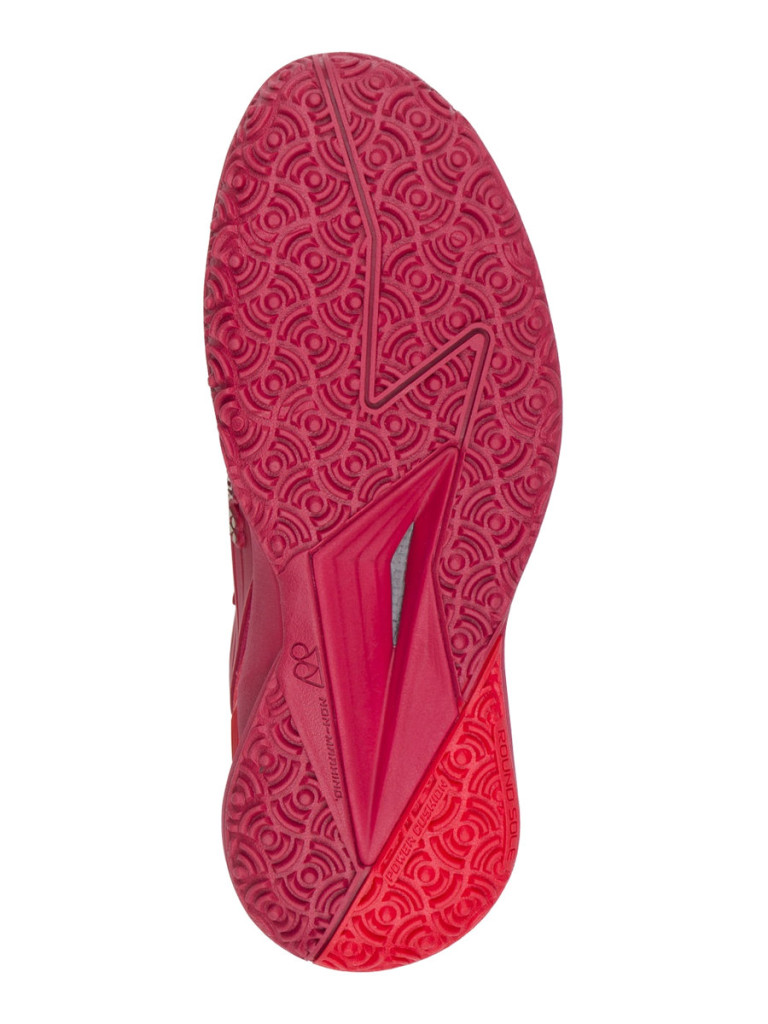 Дамски тенис обувки Yonex Power Cushion Eclipsion 5 Clay - Ruby Red