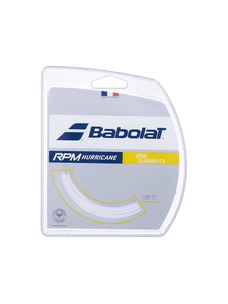 Кордаж Babolat RPM Hurricane 12 м - бял Кордаж Babolat RPM Hurricane 12 м - бял