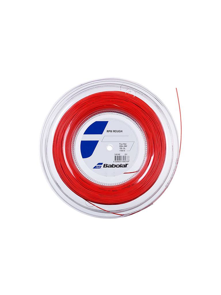 Ролка кордаж Babolat RPM Rough 200 м - Fluo Red