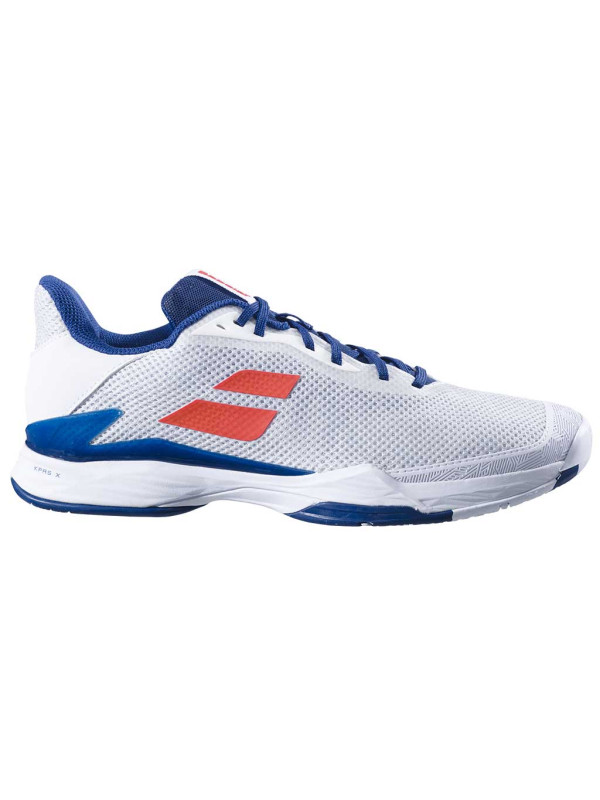 Мъжки тенис обувки Babolat JET TERE ALL COURT - White / Estate Blue