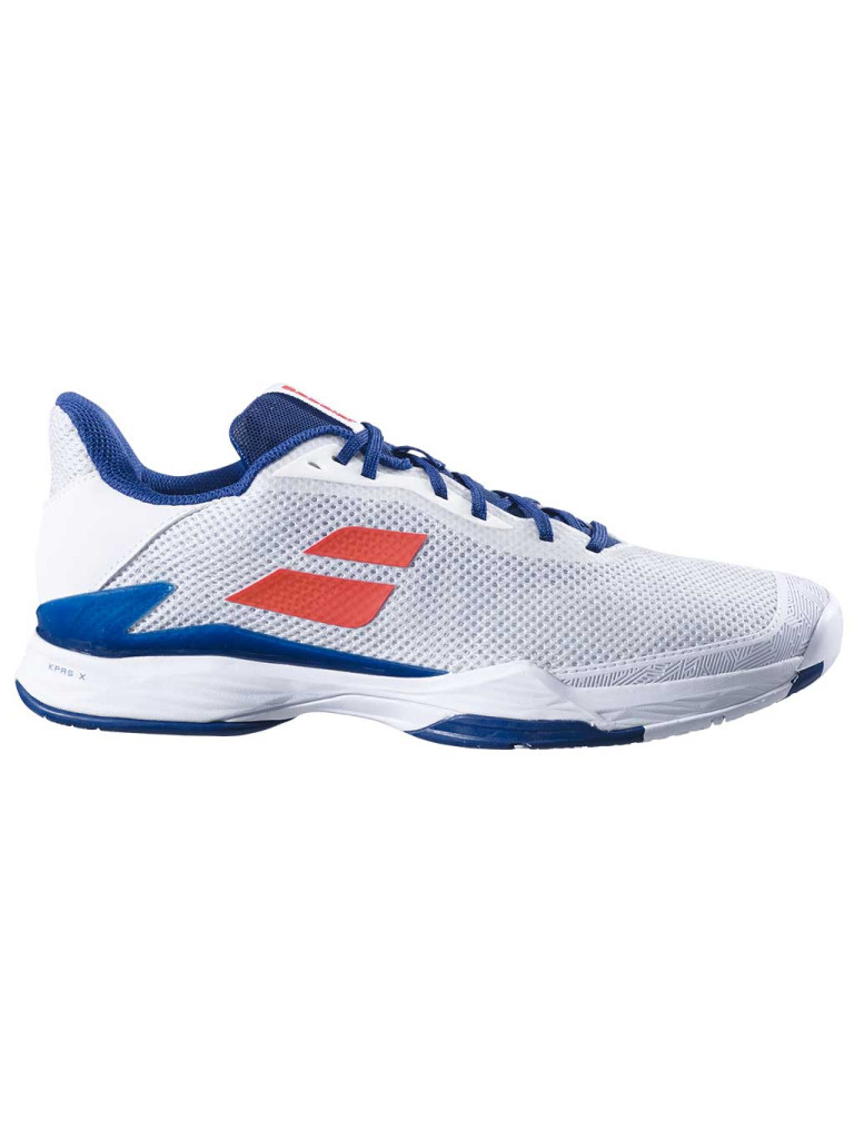 Мъжки тенис обувки Babolat JET TERE ALL COURT - White / Estate Blue