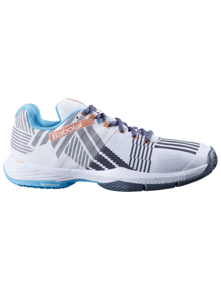 Babolat SENSA WOMEN WHITE / CANYON SUNSET дамски обувки за падел