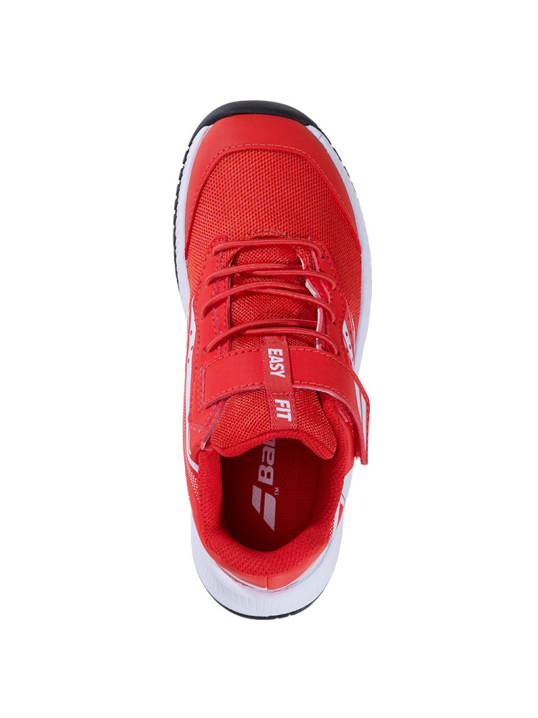 Babolat PULSION KID AC BOY Cherry Tomato / White детски тенис обувки