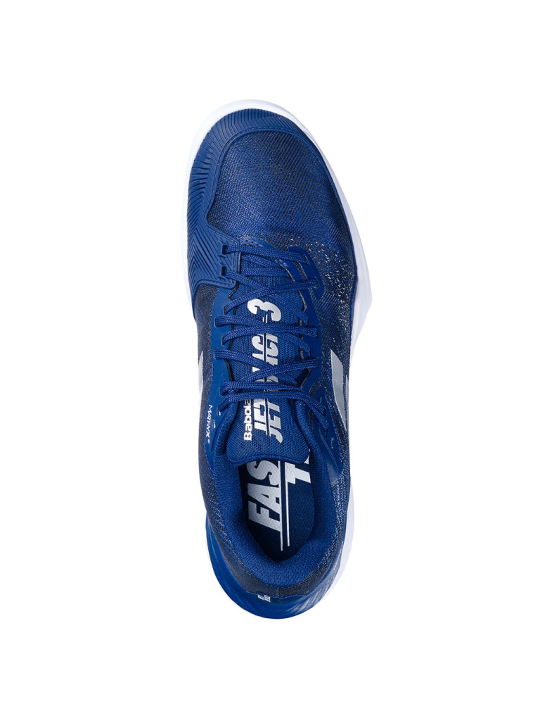 Babolat JET MACH 3 CLAY DARK BLUE / SILVER тенис обувки