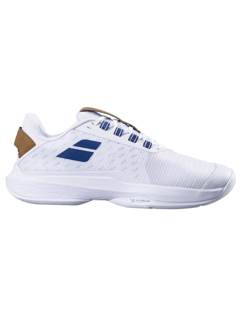 Мъжки тенис обувки Babolat JET TERE 2 ALL COURT WIMBLEDON White / Blue Navy