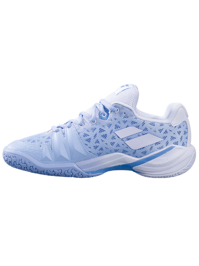 Babolat SHADOW 4 WOMEN SNOW / BLUE дамски обувки за бадминтон