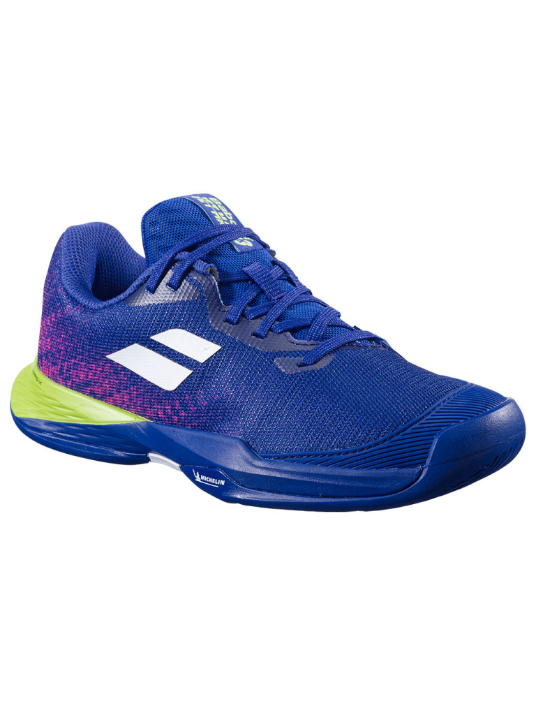 Детски тенис обувки за момчета Babolat JET MACH 3 JNR ALL COURT - Dark Blue