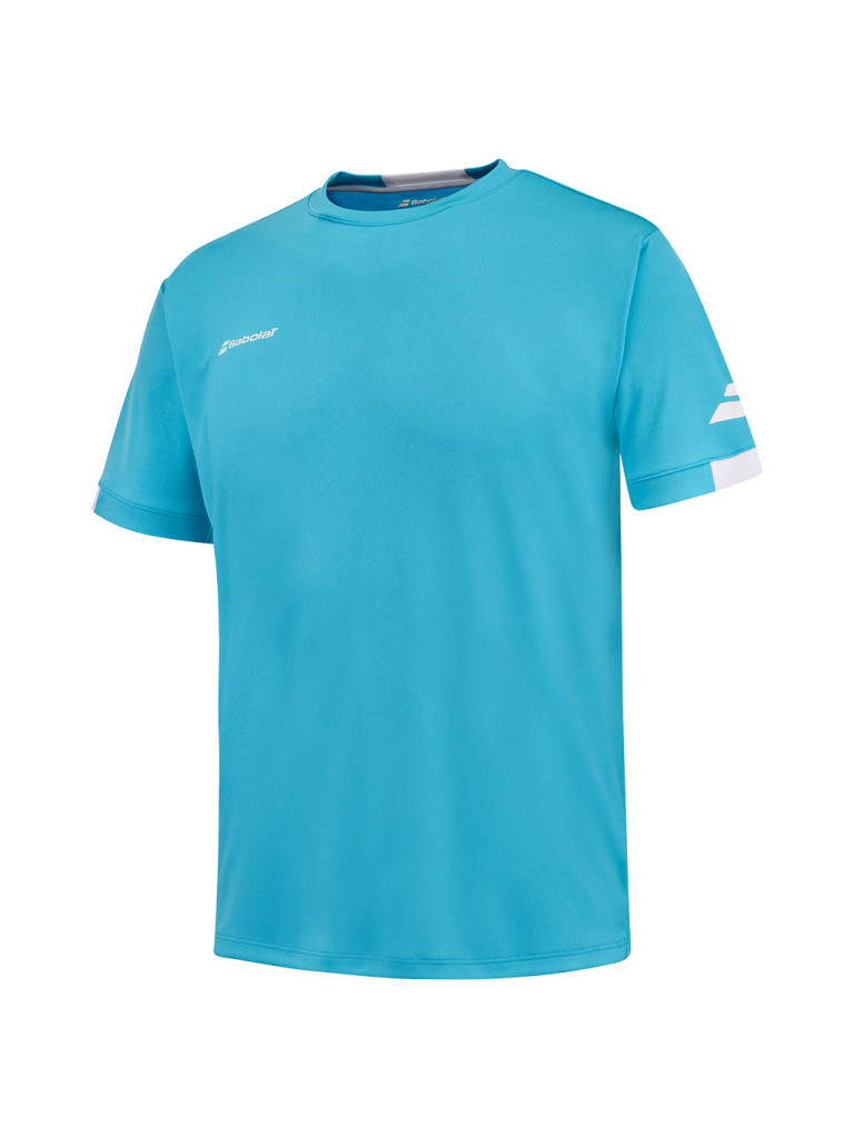 Мъжка тениска Babolat Play Crew Neck Cyan Blue 2024