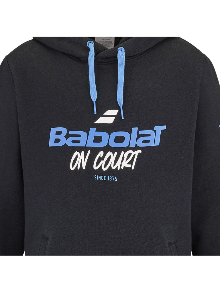 Babolat EXERCISE HOOD SWEET JR BLACK детски суетшърт