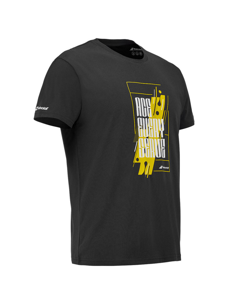Мъжка тениска Babolat Exercise Message Tee Back