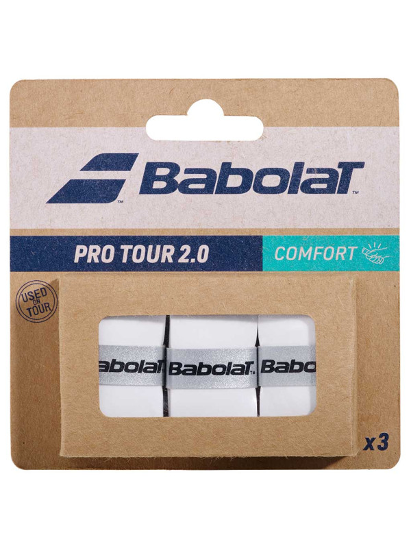 Овъргрип Babolat Pro Tour 2.0 X3, бял