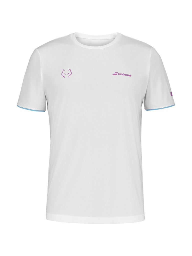 Мъжка тениска Babolat CREW NECK TEE LEBRON WHITE 2025