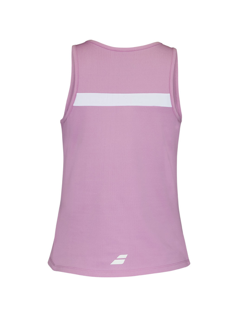 Дамски потник за падел Babolat PADEL TANK WOMAN LILAC SHIFFON