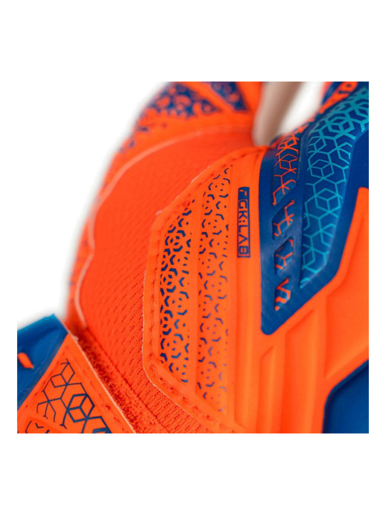Детски вратарски ръкавици Reusch Attrakt Starter Solid Finger Support Junior 2024 - Orange-Blue