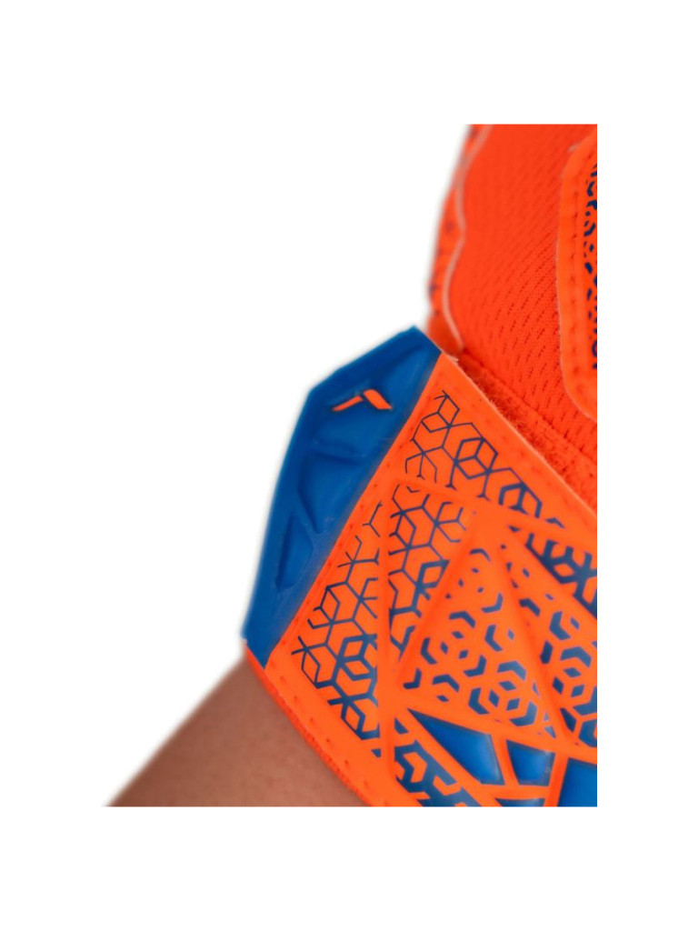 Детски вратарски ръкавици Reusch Attrakt Starter Solid Finger Support Junior 2024 - Orange-Blue
