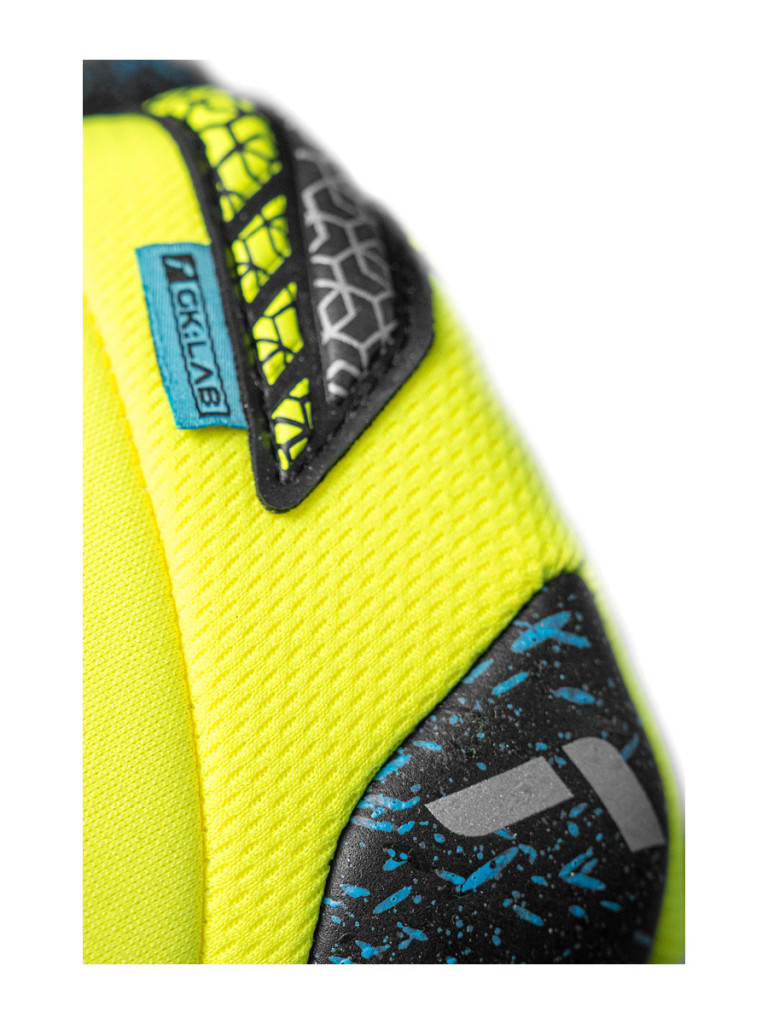 Reusch Attrakt Fusion Guardian 2025 Goalkeeper Gloves - Safety Yellow-Silver-Black