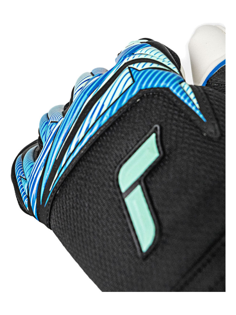 Reusch Attrakt RE:GRIP NC 2026 Goalkeeper Gloves - Black-Ocean-Light
