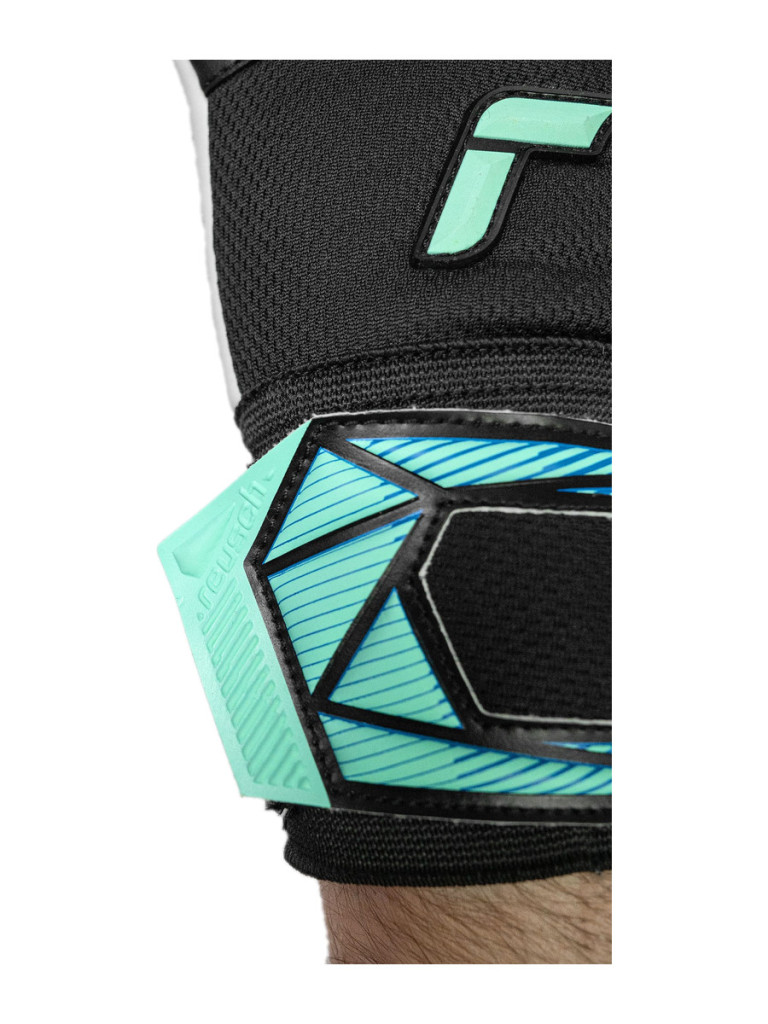 Reusch Attrakt RE:GRIP NC 2026 Goalkeeper Gloves - Black-Ocean-Light