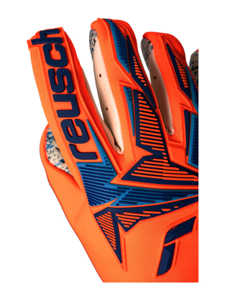 Reusch Attrakt Freegel Fusion 2026 Goalkeeper Gloves - Orange-Blue