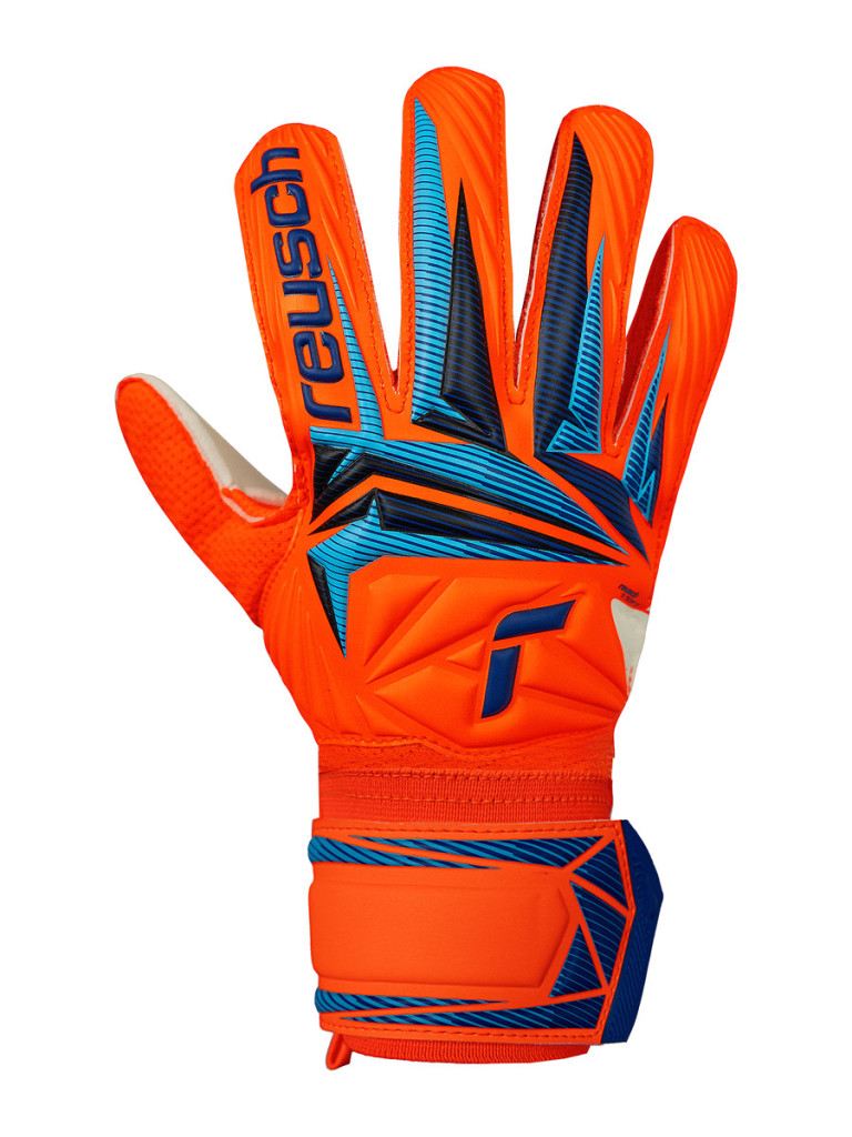 Вратарски ръкавици Reusch Attrakt Solid 2026 - Orange-Blue
