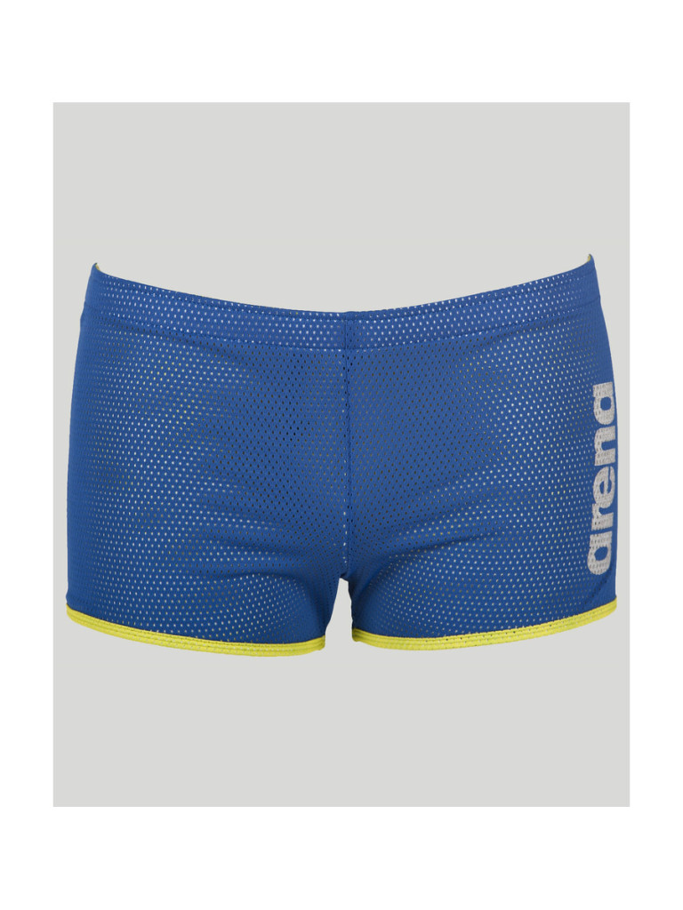 Унисекс тренировъчен бански Arena Square Cut Drag Suit - Royal-Yellow