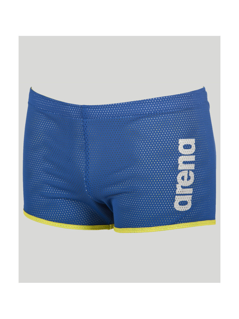 Унисекс тренировъчен бански Arena Square Cut Drag Suit - Royal-Yellow