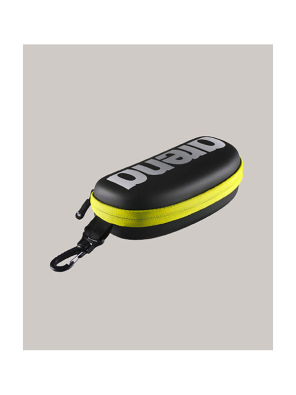 Калъф за плувни очила Arena Goggle Case (Black-Silver-Fluo Yellow)