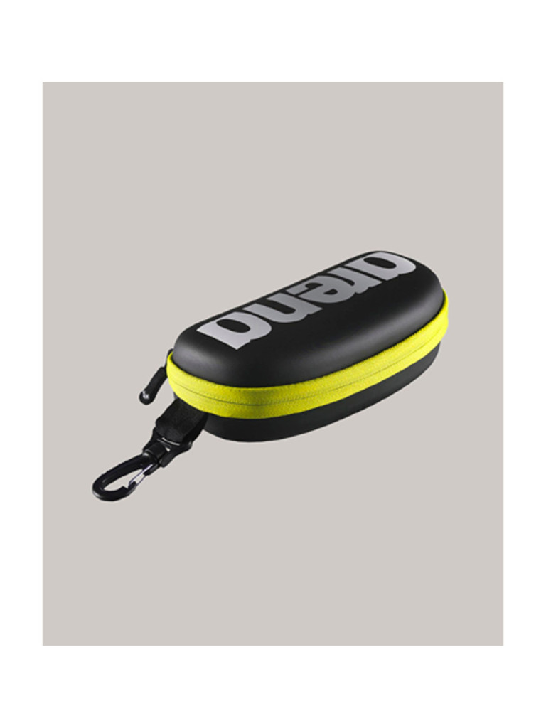 Калъф за плувни очила Arena Goggle Case (Black-Silver-Fluo Yellow)