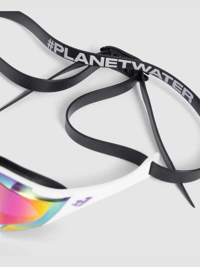 Състезателни очила за плуване Arena Cobra Edge Swipe Mirror - Violet-White-Black