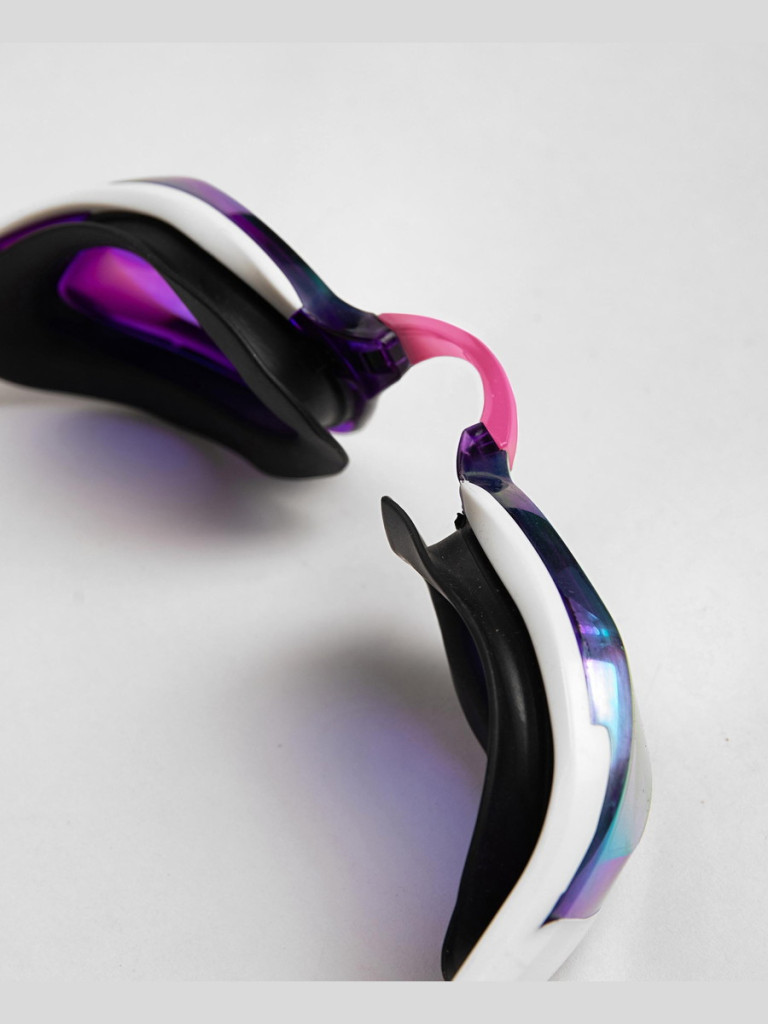 Състезателни очила за плуване Arena Cobra Edge Swipe Mirror - Violet-White-Black
