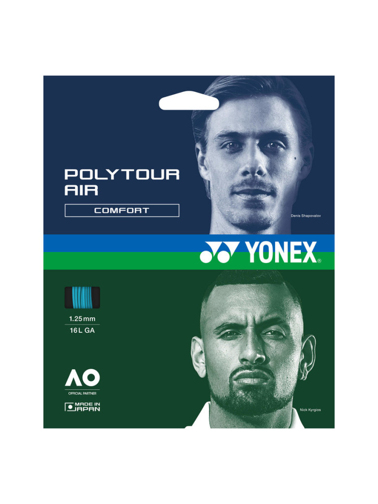 Тенис кордаж Yonex POLYTOUR AIR 12 м - Sky Blue