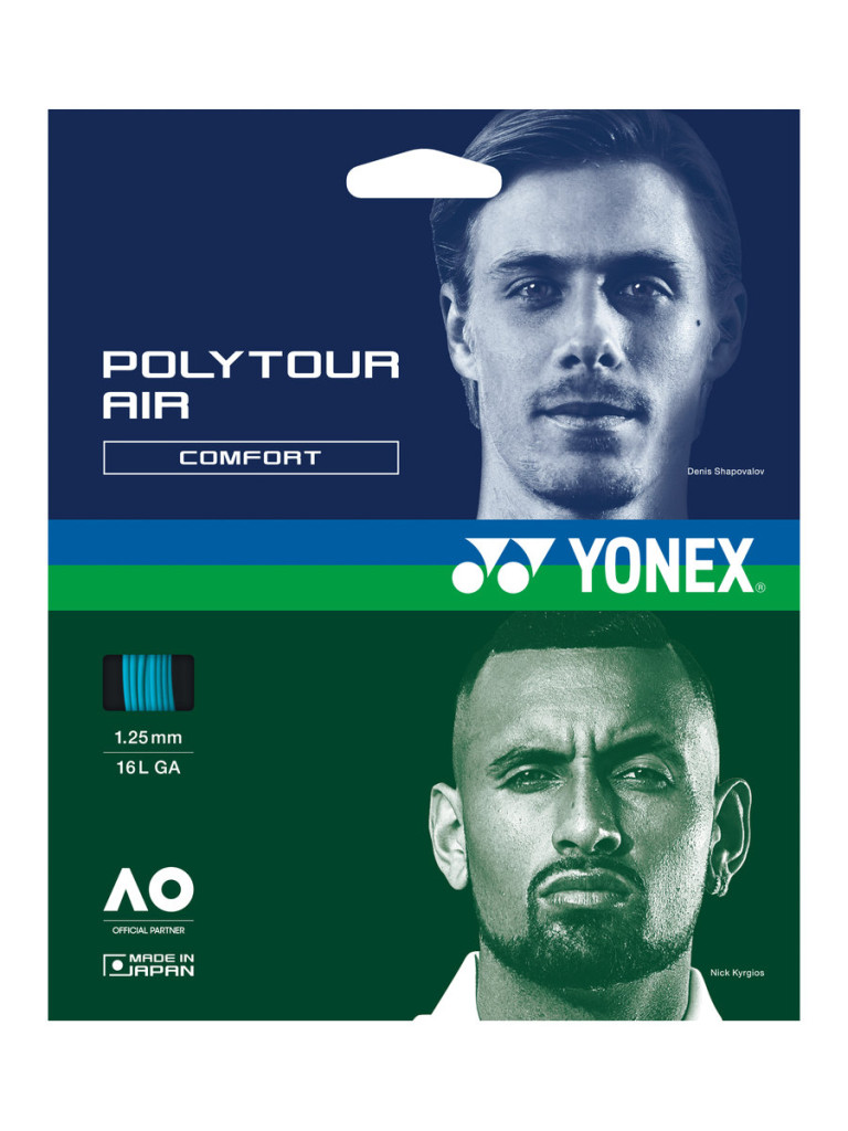Тенис кордаж Yonex POLYTOUR AIR 12 м - Sky Blue
