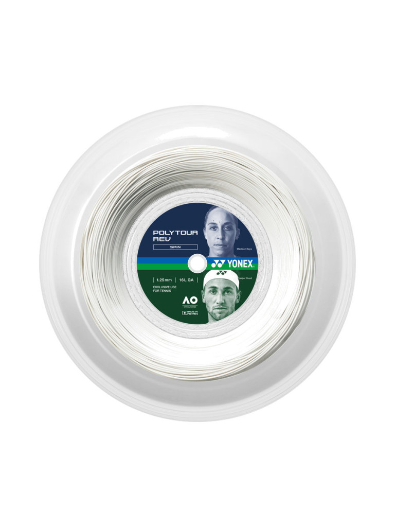 Ролка кордаж Yonex POLYTOUR REV 200 м - White