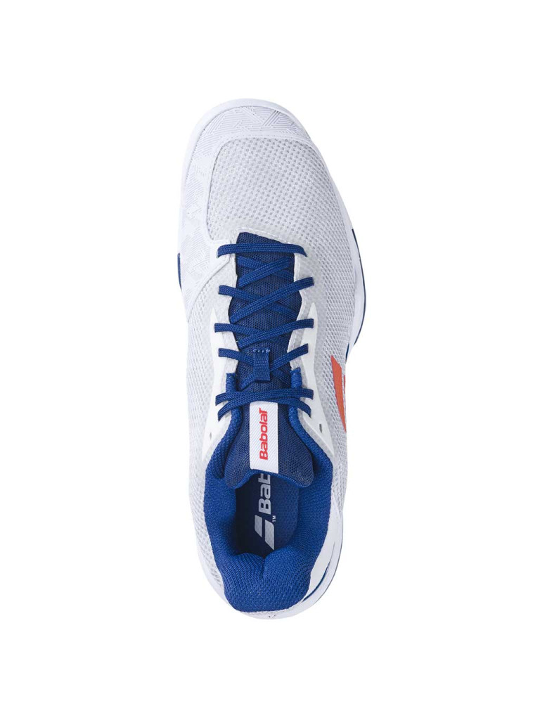 Babolat Jet Tere All Court Men's Tennis Shoes - White / Estate Blue