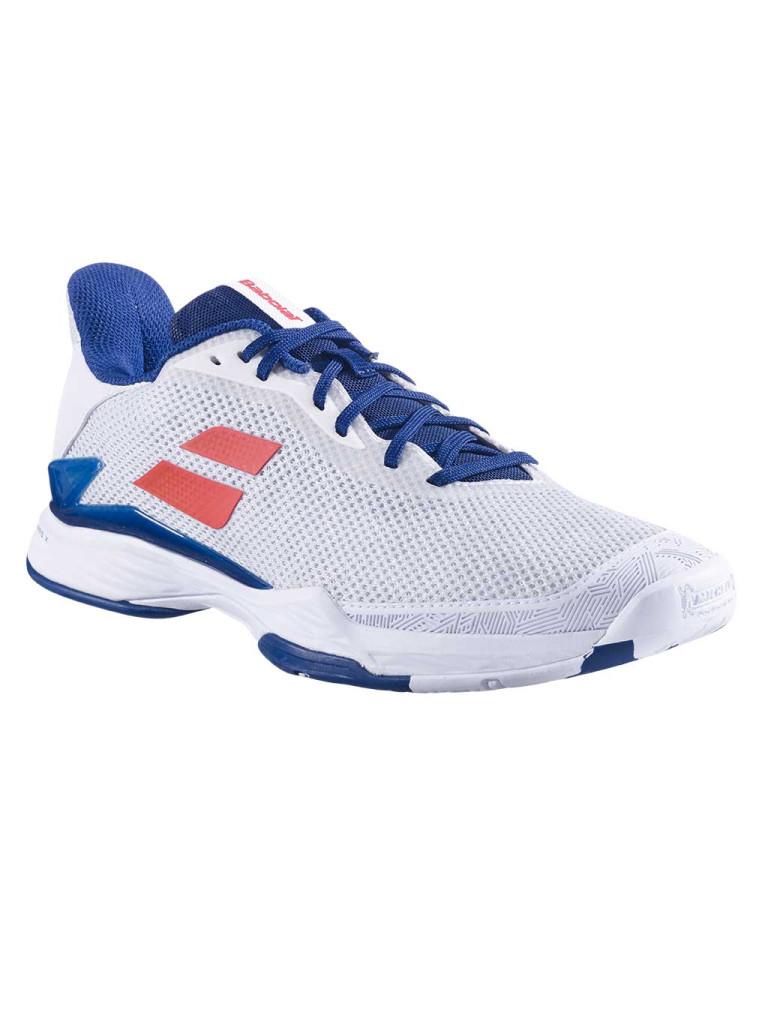 Babolat Jet Tere All Court Men's Tennis Shoes - White / Estate Blue