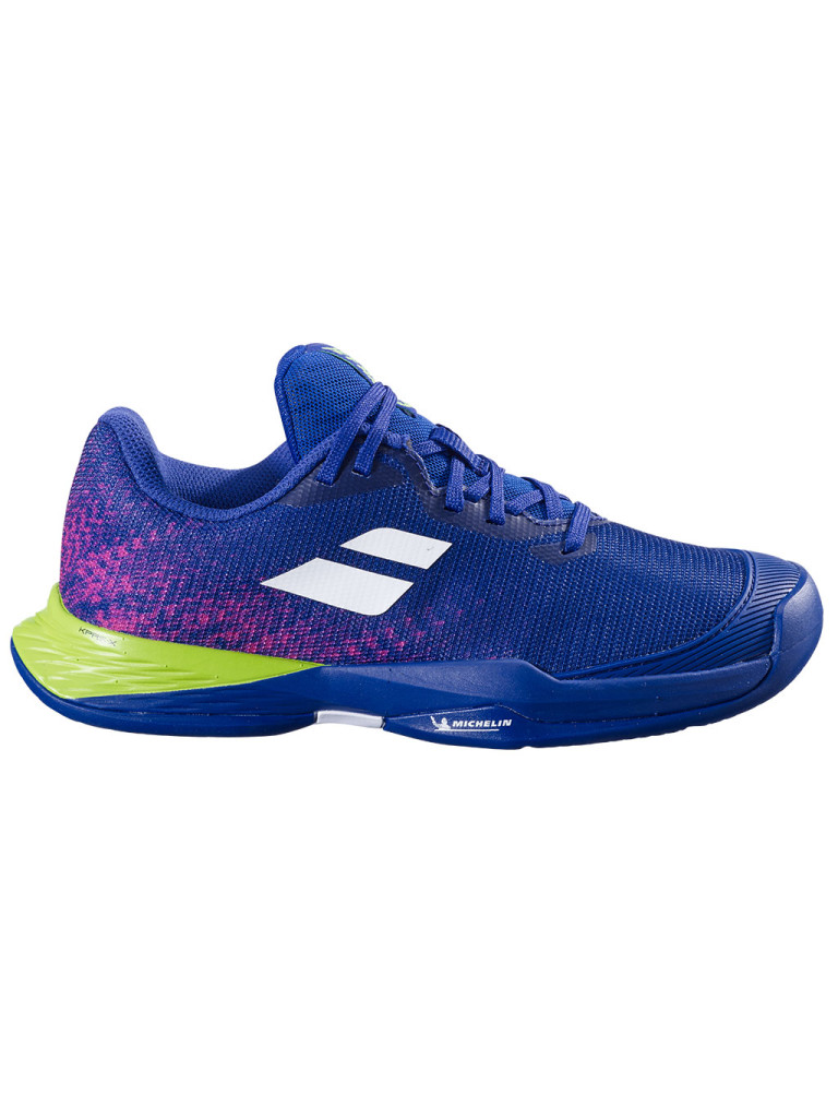 Детски тенис обувки за момчета Babolat JET MACH 3 JNR ALL COURT - Dark Blue