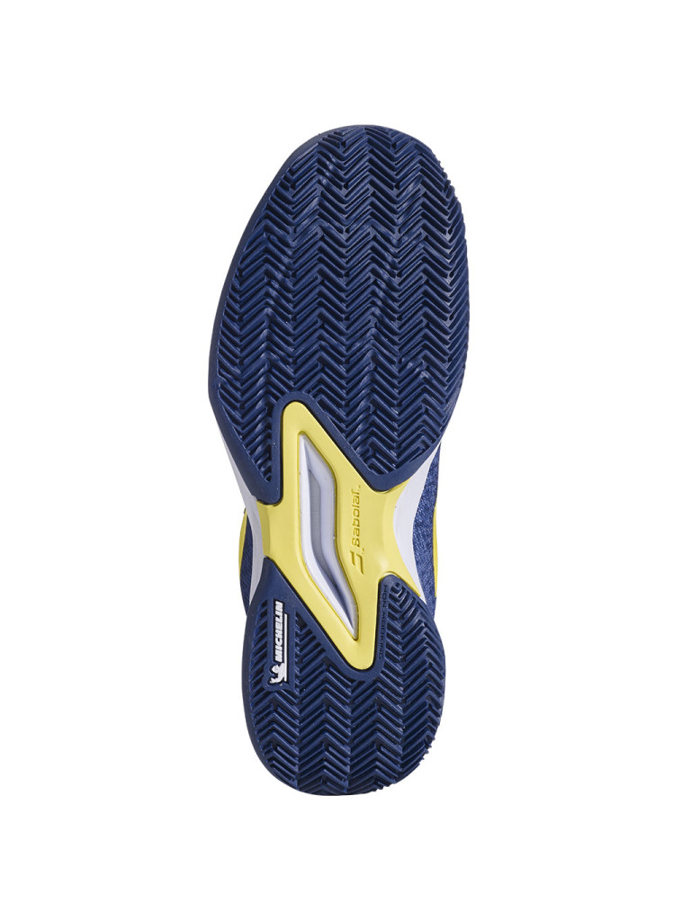 Детски тенис обувки за момчета Babolat JET MACH 3 JNR CLAY - Sodalite Blue