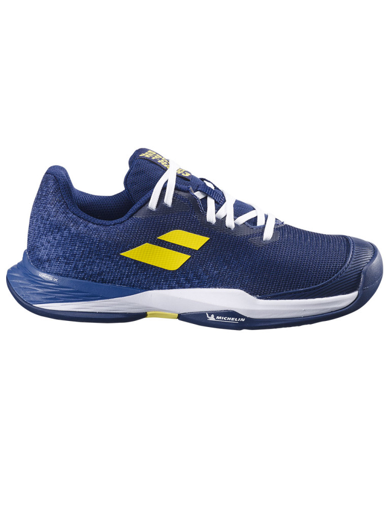 Детски тенис обувки за момчета Babolat JET MACH 3 JNR CLAY - Sodalite Blue