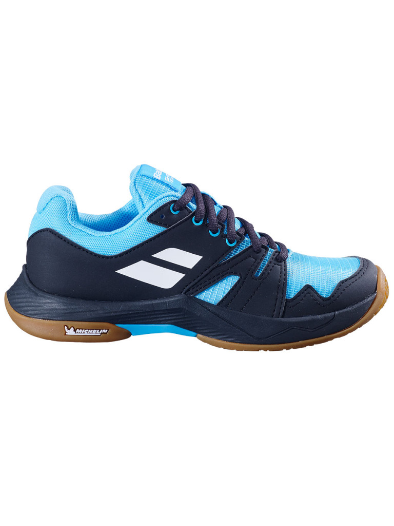 Babolat SHADOW TEAM 2 JUNIOR Black / Blue обувки за бадминтон