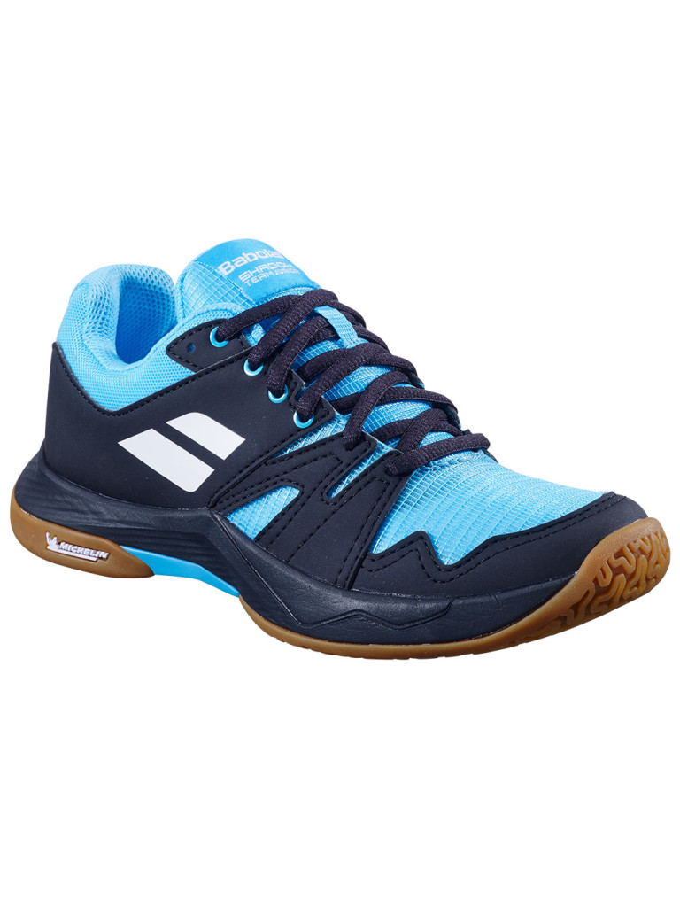 Babolat SHADOW TEAM 2 JUNIOR Black / Blue обувки за бадминтон
